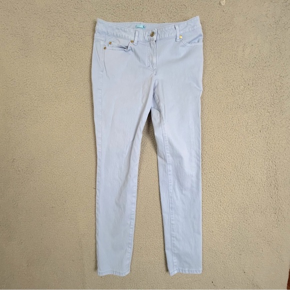 J. McLaughlin women’s Light Blue Skinny Jeans size 6 - Picture 1 of 10